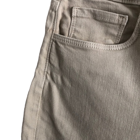 L’AGENCE Sada High Rise Ankle Crop Raw Hem Jeans Limestone 29 - Picture 4 of 10